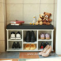 Shoe Bench with Cushions Shoes Cabinet